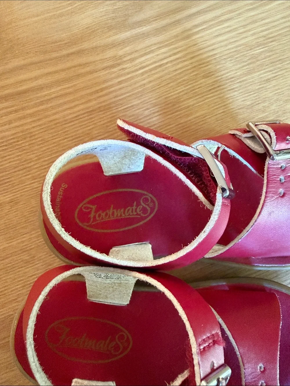 Footmates ECO-TIDE - ES010-621 - APPLE RED MICRO Water Sandal 6 Toddler